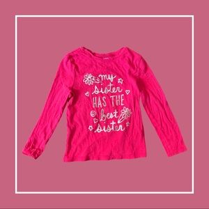 Best Sister Long Sleeved Shirt—5T